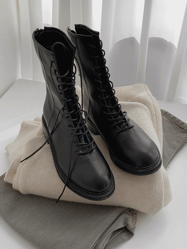 Presso black walker boots - one color